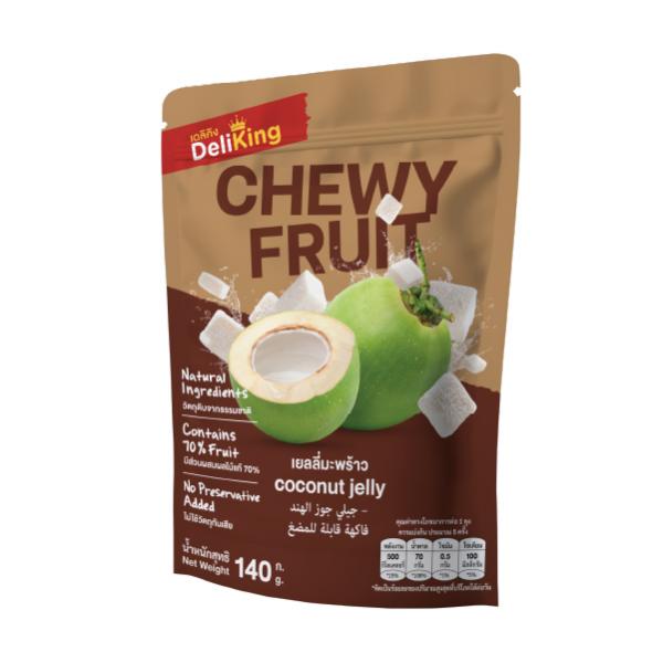 เยลลี่มะพร้าว (วุ้นสำเร็จรูปแคร์ราจีแนนกลิ่นมะพร้าว) ตราเดลิคิง