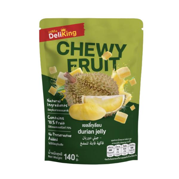 เยลลี่ทุเรียน (วุ้นสำเร็จรูปแคร์ราจีแนนกลิ่นทุเรียน) ตราเดลิคิง