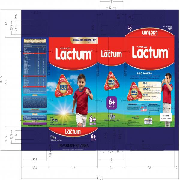 POWDERED MILK DRINK FOR CHILDREN ABOVE 6 YEARS OLD - PLAIN