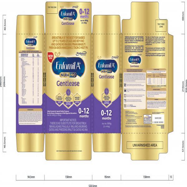 INFANT FORMULA FOR SPECIAL MEDICAL PURPOSES FOR THE DIETARY MANAGEMENT OF MILD DIGESTIVE DISCOMFORTS (0-12 MONTHS)