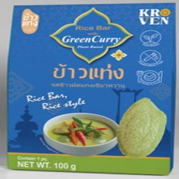 ข้าวแท่ง ข้าวผัดแกงเขียวหวาน