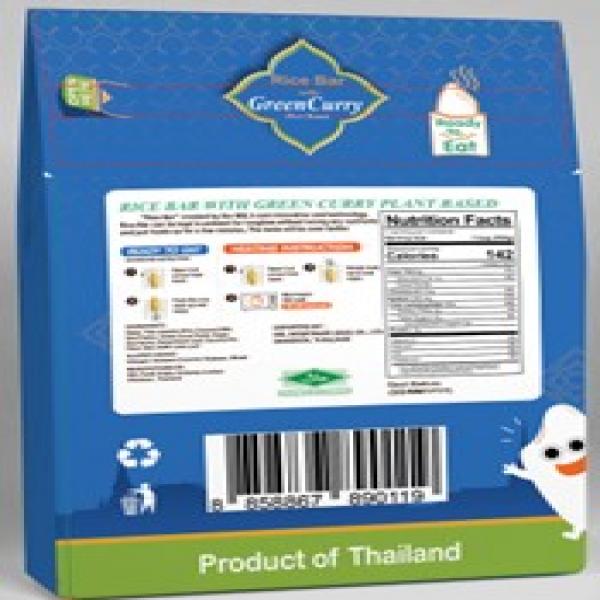 Rice Bar with Green Curry