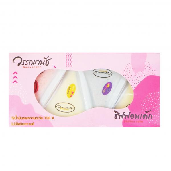 ชิฟฟ่อนรวมรส (มะพร้าว ใบเตย เนยนม กาแฟ)