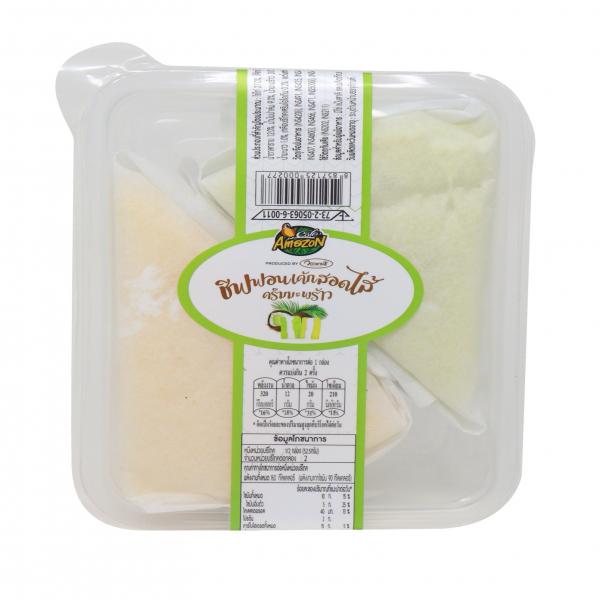 Chiffon cake with Coconut Filling