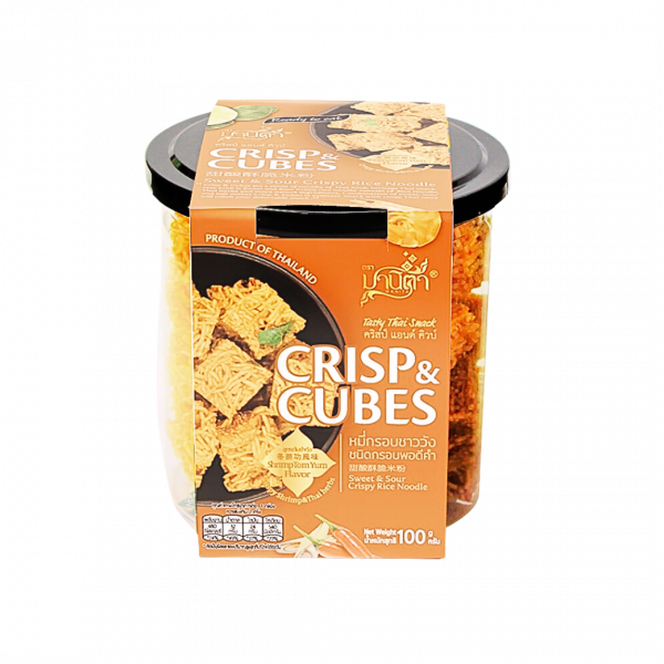 หมี่กรอบชาววัง ชนิดตัดชิ้นพอดีคำ สูตรต้มยำกุ้ง ตรามานิตา