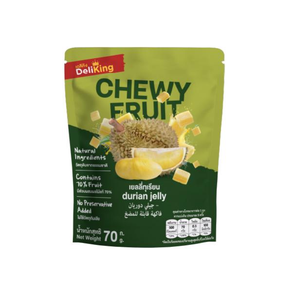 เยลลี่ทุเรียน (วุ้นสำเร็จรูปแคร์ราจีแนนกลิ่นทุเรียน) ตราเดลิคิง