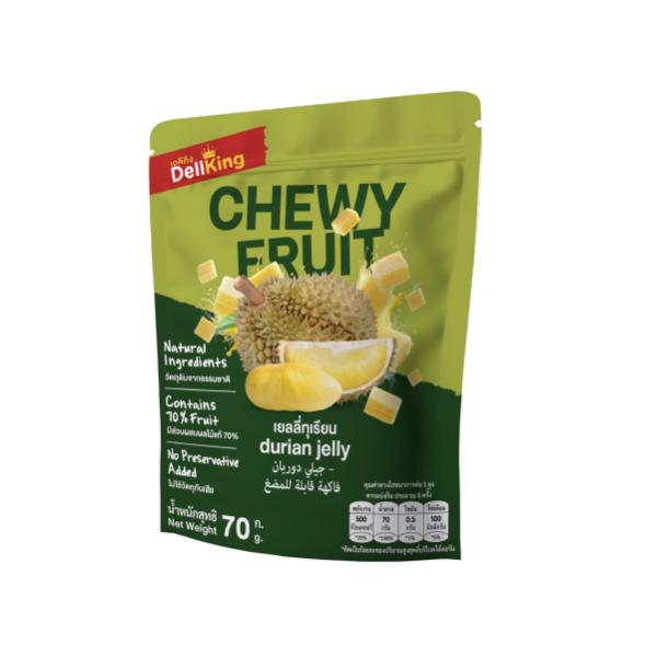 เยลลี่ทุเรียน (วุ้นสำเร็จรูปแคร์ราจีแนนกลิ่นทุเรียน) ตราเดลิคิง