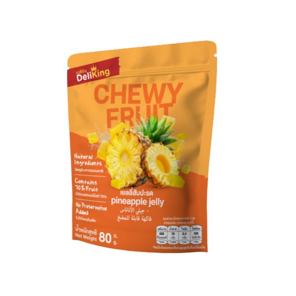 เยลลี่สับปะรด (วุ้นสำเร็จรูปแคร์ราจีแนนกลิ่นสับปะรด) ตราเดลิคิง