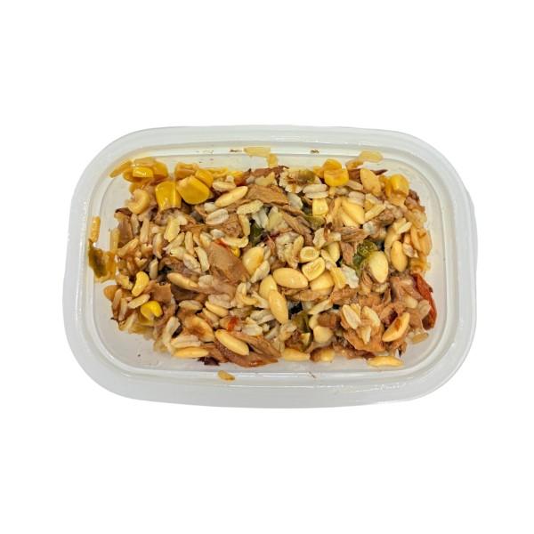 ปลาทูน่าผสมริโซนี่พาสต้า ข้าวกล้อง ข้าวโพด มะเขือเทศเชอร์รี่ และมะนาว 170กรัม (13023)