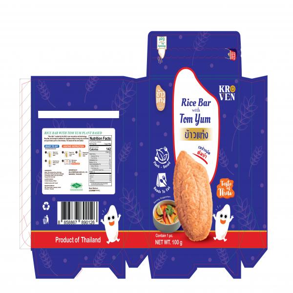 Rice Bar with Tom Yum (Plant based)