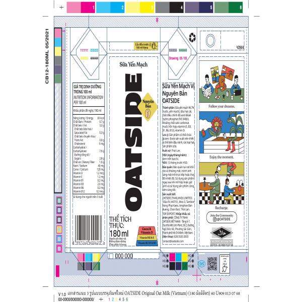 OATSIDE Original Oat Milk (180 มิลลิลิตร) (Vietnam)