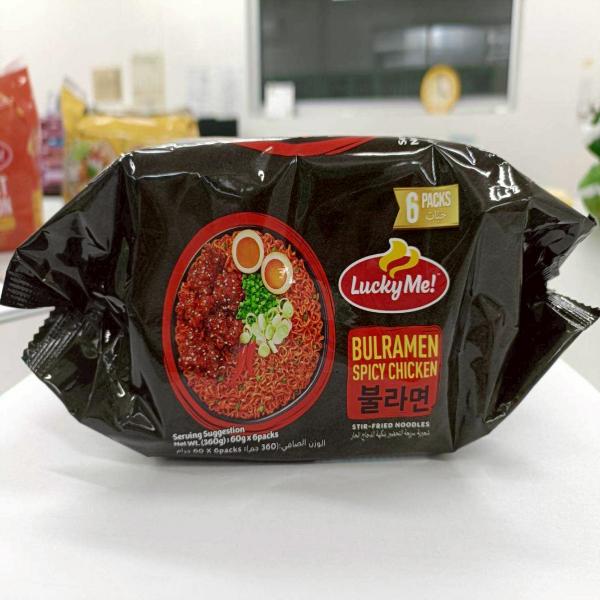 Instant noodles Lucky Me! Bulramen Spicy Chicken Flavour