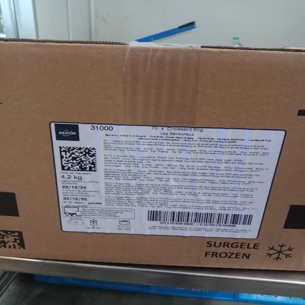 BRIDOR 70 CROISSANTS 60g LES SAVOUREUX