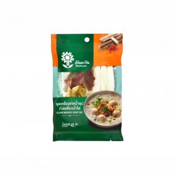 ชุดเครื่องเทศน้ำซุปก๋วยเตี๋ยวน้ำใส