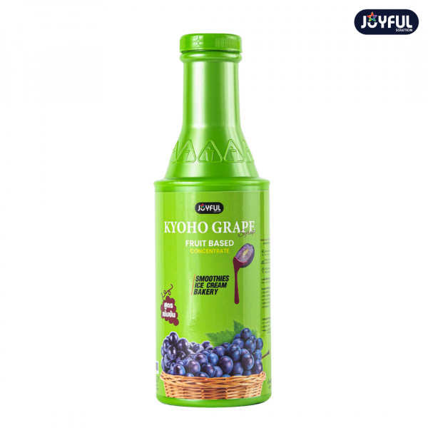 เคียวโฮ เกรป ไซรัป ฟรุ๊ต เบส คอนเซนเทรต (ผลิตภัณฑ์สมูทตี้และแต่งหน้าขนมชนิดเข้มข้น)