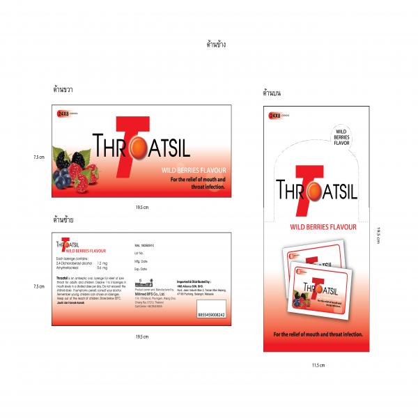 Throatsil Wild Berries Flavour [For distributed in Malaysia]