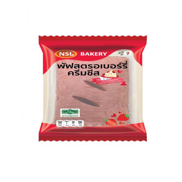 พัฟสตรอเบอร์รี่ครีมชีส