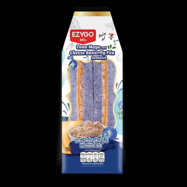 Tuna Mayo and Cheese Butterfly Pea Sandwich (EZYGO Brand)