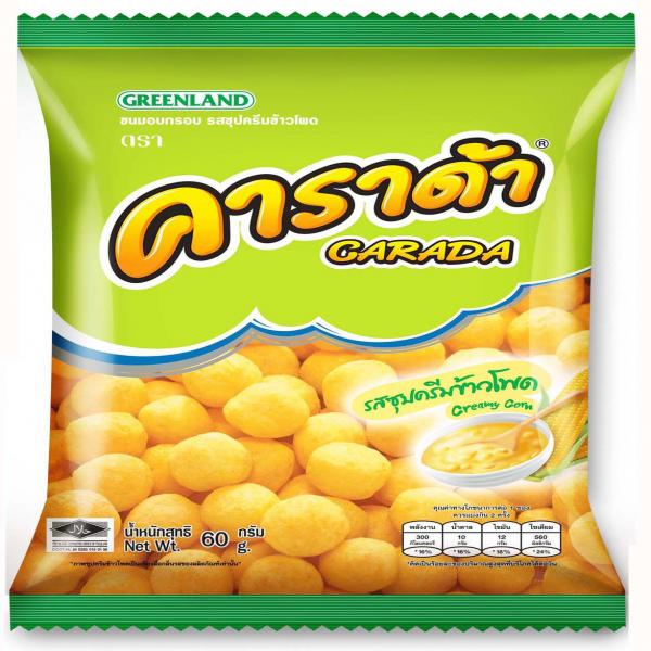 ขนมอบกรอบ รสซุปครีมข้าวโพด