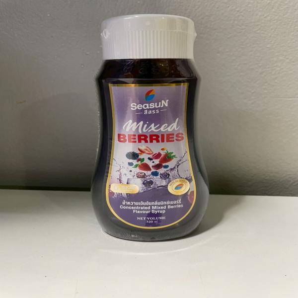 concentrated Mixed berries flavour syrup