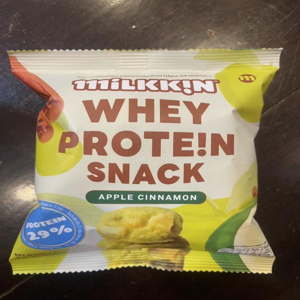 ขนมเวย์โปรตีน รสแอปเปิ้ลซินนาม่อน ตรามิลค์คิ่น