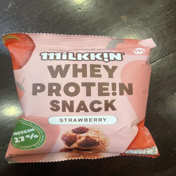 ขนมเวย์โปรตีน รสสตรอเบอร์รี่ ตรามิลค์คิ่น