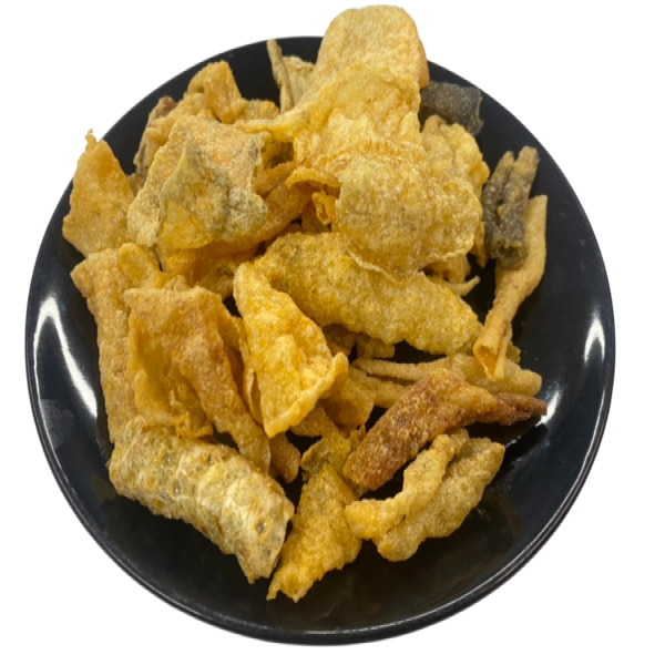 CRISPY FISH SKIN SALTED EGG YOLK