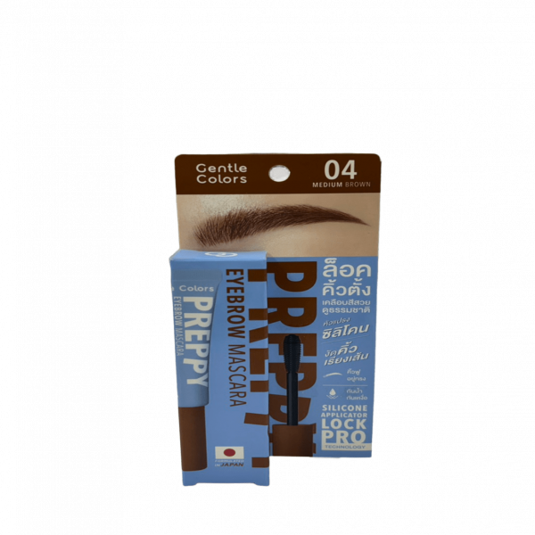 GENTLE COLORS PREPPY EYEBROW MASCARA 04 MEDIUM BROWN