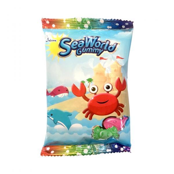 Assorted Fruit Flavored Gelatin Dessert (Strawberry, Grape, Lychee, Melon, Orange) (Unicorn Brand)