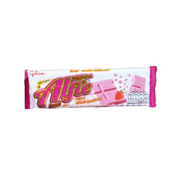 Alfie TwoTone  (Milk Taste & Strawberry Flavour Confectionery)