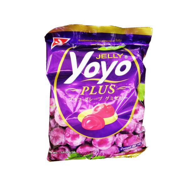 Gelatin Gummy Jelly Dessert Contain 12% Grape Juice Cored  Grape Jam