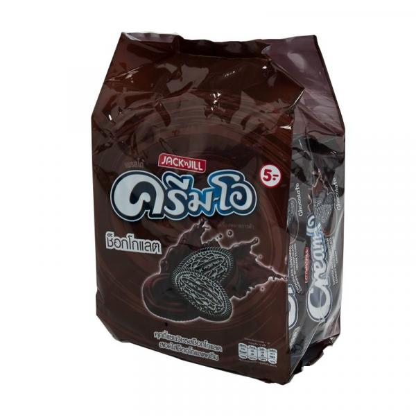 คุกกี้แซนวิชรสช็อกโกแลตสอดไส้ช็อกโกแลตครีม