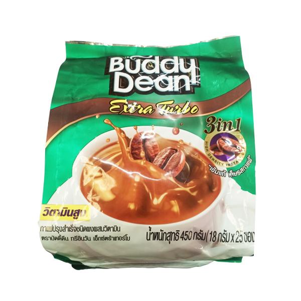 กาแฟปรุงสำเร็จชนิดผงผสมวิตามิน ตราบัดดี้ดีน  เอ็กซ์ตร้าเทอร์โบ