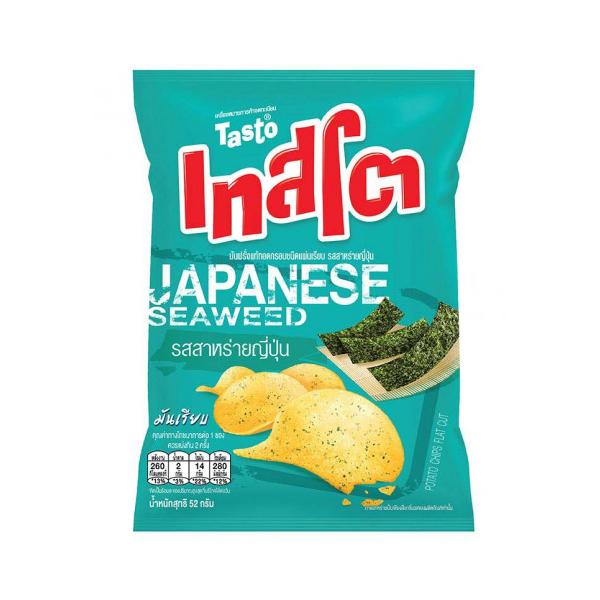 Japanese Seaweed Flavored Potato chips Flat Cut