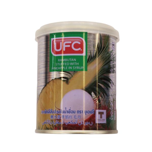 เงาะยัดไส้สับปะรดในน้ำเชื่อม