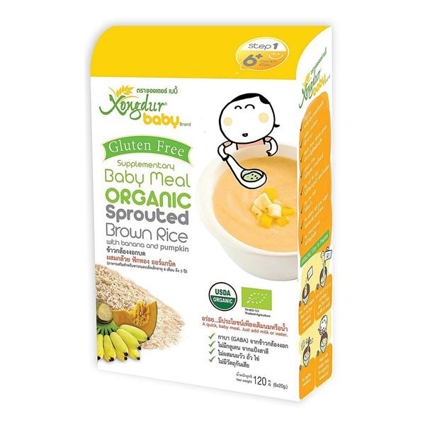 ORGANIC SPROUTED BROWN RICE WITH BANANA AND PUMPKIN (Complementary Food for Infants and Young Children Age 6 months to 3 years)